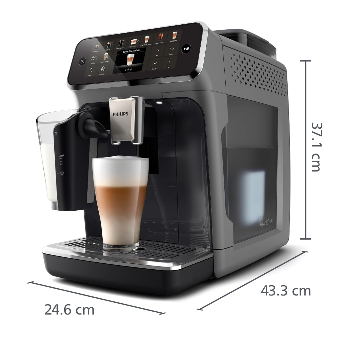 Philips Serie 5500 Kaffeevollautomat – LatteGo Milchsystem, 20 heiße und kalte Kaffeespezialitäten