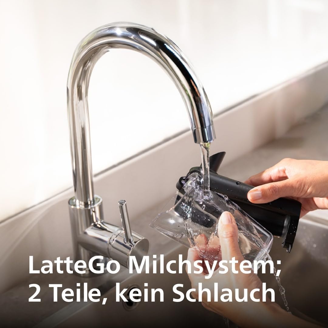 Philips Serie 5500 Kaffeevollautomat – LatteGo Milchsystem, 20 heiße und kalte Kaffeespezialitäten