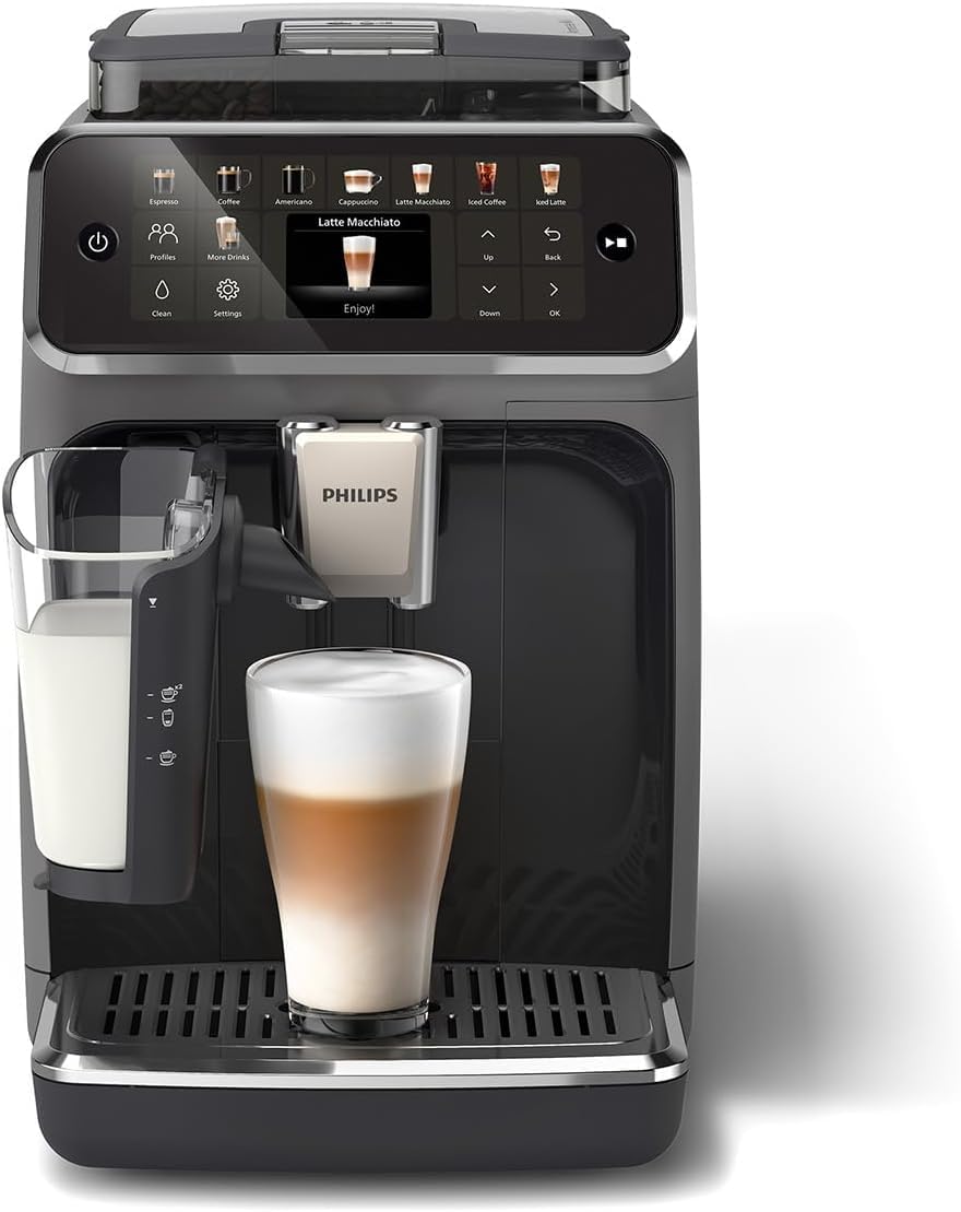 Philips Serie 5500 Kaffeevollautomat – LatteGo Milchsystem, 20 heiße und kalte Kaffeespezialitäten