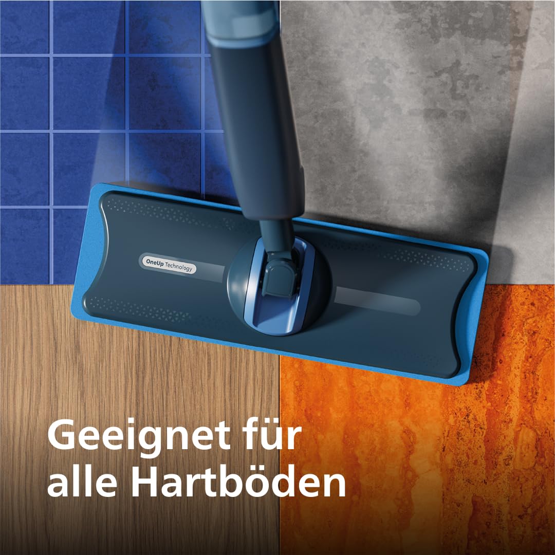 Philips OneUp 5000 Serie Elektrischer Wischmopp - 2X sauberere Böden², 2X schnelleres Wischen