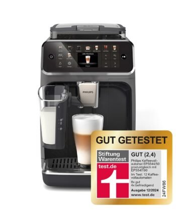 Philips Serie 5500 Kaffeevollautomat – LatteGo Milchsystem, 20 heiße und kalte Kaffeespezialitäten