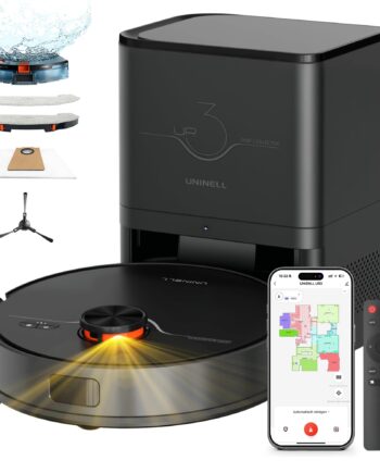uninell Staubsauger Roboter mit Wischfunktion 7000Pa
