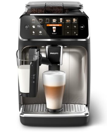 Philips Serie 5400 Kaffeevollautomat - LatteGo, 12 Getränke, Milchaufschäumer, Touchscreen